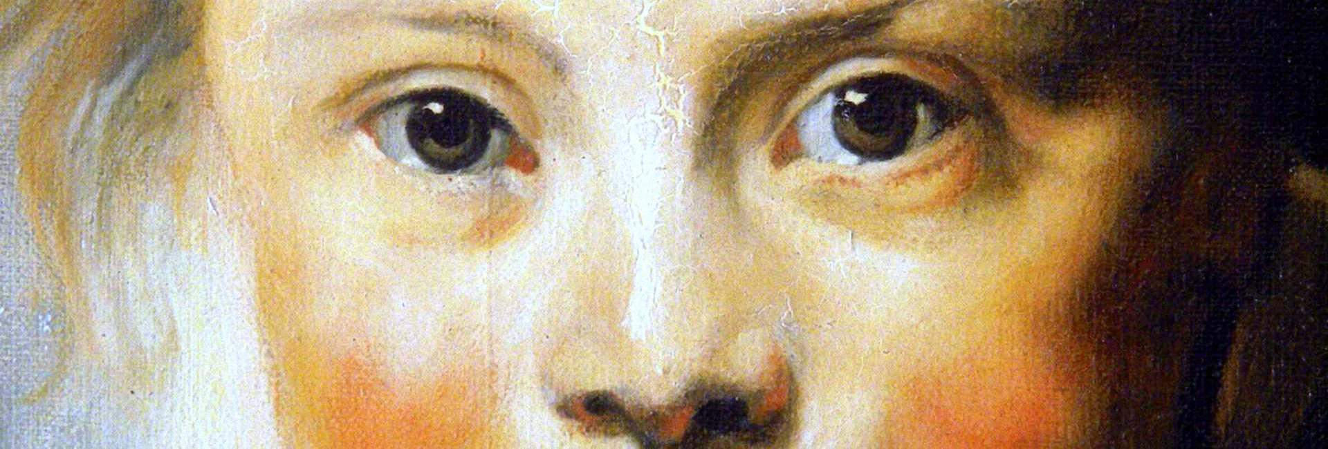 Portret dziecka. Obraz olejny na płótnie. Kopia obrazu.